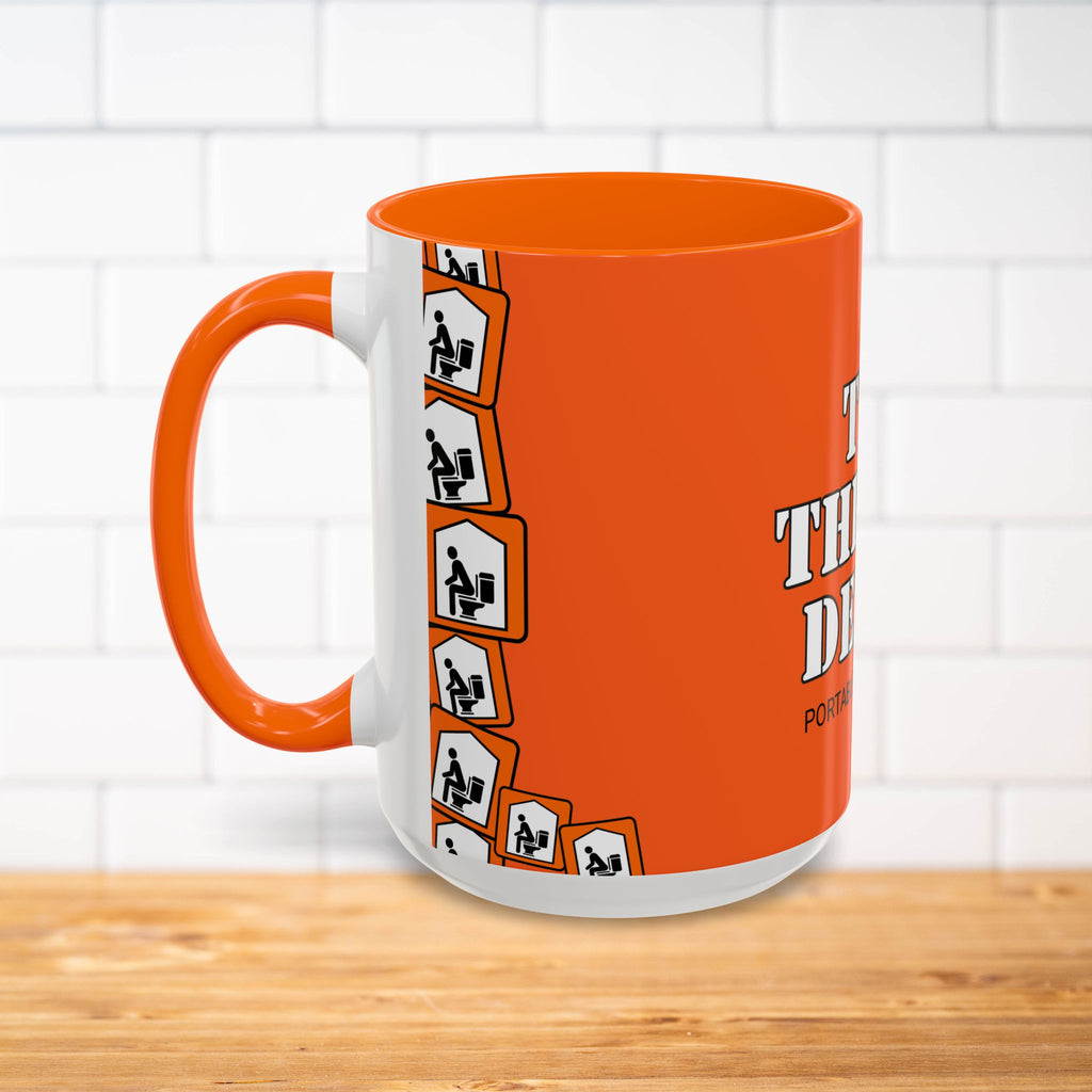 The Throne Depot Portable Restrooms Mug | Accent Coffee Mug
